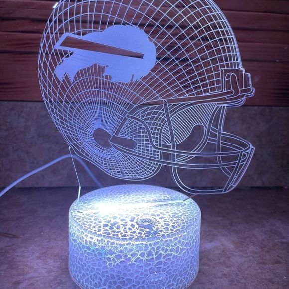 NFL New York Buffalo Bills 3D neon night - Picture 6 of 6